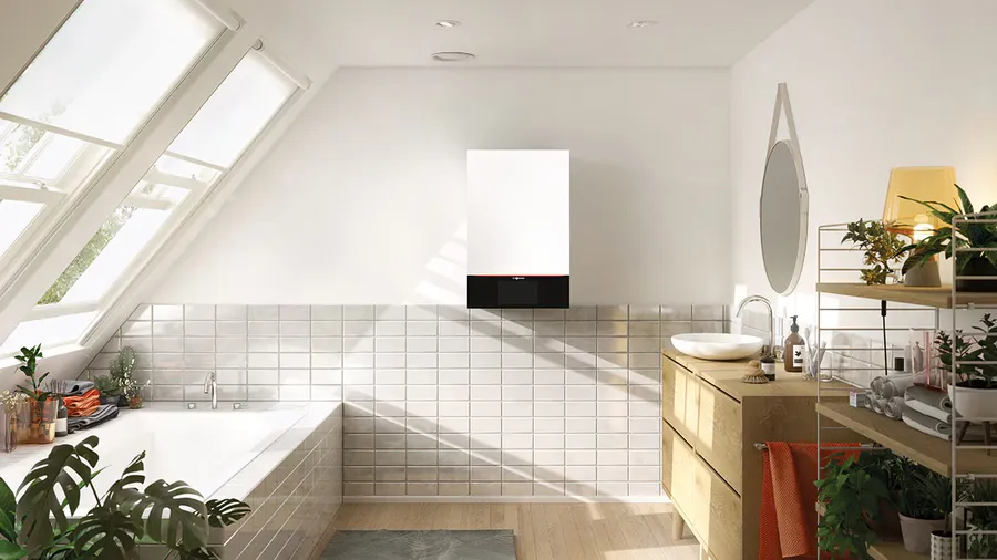 Chaudière Viessmann Vitodens dans un logement